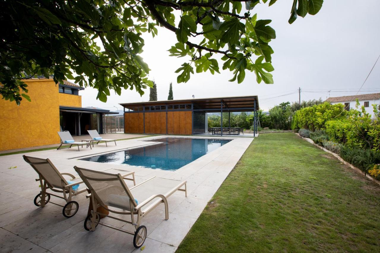 Masia Cal Sisplau, Con Piscina Y Rodeada De Vinedos A 10 Minutos De Vilafranca Del Penedes, Barcelona ,Cataluna San Martin Sarroca Bagian luar foto